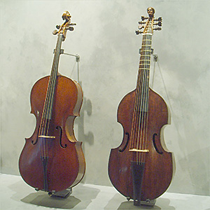 Cello and Viol side by side
